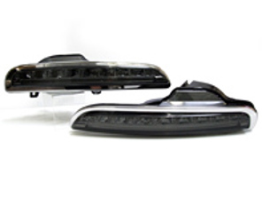 Dagrijverlichting (DRL) LED GEROOKT voor Porsche Boxster 987 2005-08 - 98763108105, 98763108205, 98763108102, 98763108202, 98763108104, 98763108204