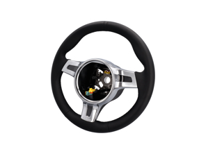 Steering wheel 3-spoke sport for manual cars. Porsche 987 / 997 - 99704440223A10, 99704440223B10, 99704440223E10, 99704440223R10, 99704440223T10