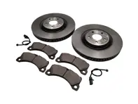 Disques de freins avant Ø : 350 mm et plaquettes de freins pour Porsche Macan 3.0L - 95B615301T, 95B615302R, 971698151AD, 95B907253