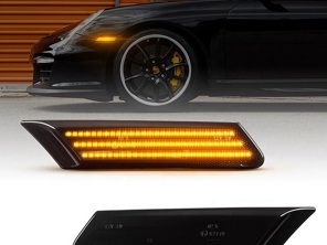 Led side indicator lights Smoked for Porsche 997 - 99763103302, 99763103402, 99763103702, 99763103802