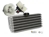 Air conditioning (Air Con) evaporator and blower motor set. Porsche 964 / 993 - 96457390100, 96457201501, 96457201601