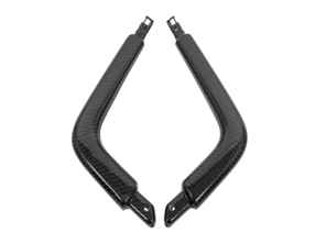 Centre console handles carbon fibre from Rennline. Porsche 958 Cayenne - 95855364500, 95855364600 - I116