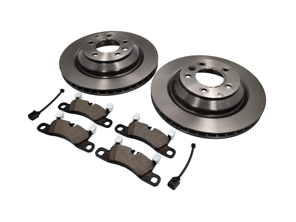 Plaquettes et disques de frein arrière. Porsche Cayenne 958 turbo - 958698451B, 95835240150, 95835293950, 95861236550