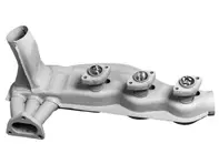 Échangeurs de chaleur d'échappement, acier doux, peints. Porsche 911 1984-89 - 91.104, 91.104S, 1623103900, 1623104000, 93021102901 - 1623103900