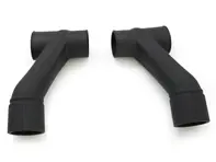 Set di tubi flessibili per il collegamento dell'aria fresca. Porsche 356 B-T6 / 356 C - 64457269306, 64457269406