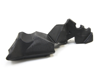 Paraspruzzi in schiuma sull'ala anteriore. Porsche Boxster Spyder / 981 Cayman / Cayman GT4 / 991 / 718 GT4 - 99157251400