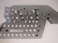 Rennline aluminium vloerplaat. Bestuurderskant. Porsche 914 Alle 1970-76 - F06