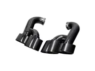 DesignTek Auspuff Endrohre Vierrohr 'MID-NIGHT BLACK EDITION' für Porsche 957 Cayenne - 3606405702, 95511125140, 95511125171, 95511125240, 95511125271, 95511125150, 95511125250, 95511125230, 95511125130