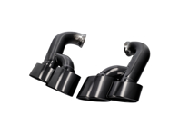 DesignTek Auspuff Endrohre Vierrohr 'MID-NIGHT BLACK EDITION' für Porsche 957 Cayenne - 3606405702, 95511125140, 95511125171, 95511125240, 95511125271, 95511125150, 95511125250, 95511125230, 95511125130