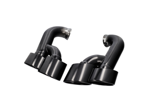 DesignTek Auspuff Endrohre Vierrohr 'MID-NIGHT BLACK EDITION' für Porsche 957 Cayenne - 3606405702, 95511125140, 95511125171, 95511125240, 95511125271, 95511125150, 95511125250, 95511125230, 95511125130