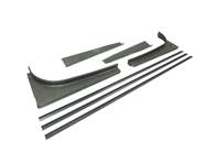 Engine shelf rail set lower. Porsche 356A - 64450108200, 64450108210, 64450108211 - PP137I, P137I