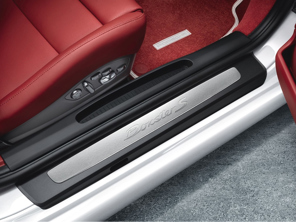 Side Sills Trims in Stainless Steel with Logo. Porsche 981 Boxster / 718 (982) Boxster - 98104480000, 98104480001