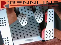 Rennline Aluminium Bodenplatte. Fahrerseite. Porsche 996 / 997 / Boxster / Cayman - F18RH