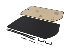 Paneles de puerta RS / RSA / Backdate Style en vinilo negro para Porsche 911 / 912E / 930 / 964 / 993 1974-96