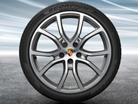 Cerchi in lega da 21' Cayenne dal design esclusivo e pneumatici invernali Porsche originali - 9Y0044600J, 9Y0044610J