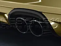 Tubos de escape deportivos NEGROS. Porsche 981 Boxster / 981C Caimán - 98104420011, 98104420111