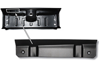 Soporte de tanque de lavado para panel de nariz de partición frontal. Porsche 1963-73 - 90150103120GRV, 90150103120 - 1680501200, 591024-2