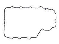 Oil pan gasket, upper part. Porsche 982 (718) Boxster / 982C (718C) Cayman - 9A210731800, 9A210731802, 821.110