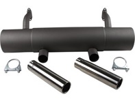 Auspuffendschalldämpfer / Schalldämpfer-Heckkasten. Porsche 356 A/B/C - 1620603100, PO-92104, 61611101005