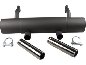 Auspuffendschalldämpfer / Schalldämpfer-Heckkasten. Porsche 356 A/B/C - 1620603100, PO-92104, 61611101005