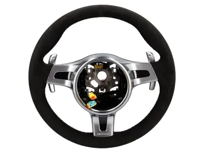 SportDesign 方向盘采用黑色 Alcantara 衬垫。保时捷 997 / 987 / 987 PDK 汽车 - 99704440220