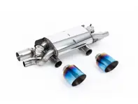 Milltek Sportauspuff-Endschalldämpfer (PSE) mit GT-115 gebrannten/blauen Titan-Endstücken. Porsche 991.2 3.0LT / S / GTS 2015-19 - 9P1251053A, 9P1251053C, 9P1251053B, 9P1251053D - SSXPO201