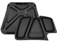 前后行李箱盖衬垫套件。保时捷 986 Boxster 2001 - 2004 - FS996, RS98604