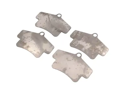 Boucliers thermiques pour plaquettes de frein en titane Taille : E2405/T5104. Porsche 986/987 Boxster / 987C Cayman / 996 / 997 (référence OE 99635294903 / 99735193904) - 23329, 07.B314.15, 07B31415, 99635294903, 99735193904 - E2405, T1231