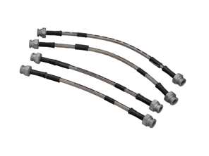 Flexibles de frein Goodridge en inox. Porsche 914 - 90135563201, 90135563202, 90135563203, 211611775B, 90135563101, 90135563102, 90135563103, 211611775A, 281611775B, 95135507931, 95135507932