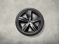 Ensemble jantes et pneus d'été au design exclusif Macan 22", noir brillant. Porsche Macan-e - 95C044660N