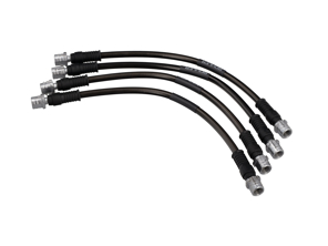 Remslangen Gevlochten roestvrij staal (set van 4) Voor & Achter Porsche 997 - 99635513901, 99635513903, 99635513904, 99635513900