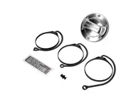 Tapón del depósito de combustible. Aspecto de aluminio. Porsche 981 Boxster / 981 Cayman / 991 / Cayenne / Panamera / Macan / 718 Boxster / 718 Cayman - 00004400190