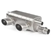 Akrapovic Slip-On Line Titan-Auspuffanlage für Porsche 991.2 Carrera / S / 4 / 4S / GTS 2017>> - 9P1251053A, 9P1251053C - S-PO/TI/5H