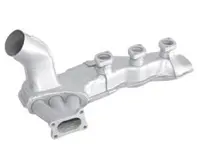 Uitlaat Warmtewisselaar RECHTS. Porsche 964 C2/C4 - 96421103905, 96421104004, 96421103932