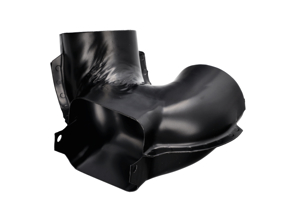 Heater Blower Distributing Piece. Porsche 911 SC - 91121113502