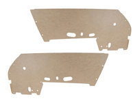 Kartonnen vervanging deurpanelen. Porsche 911 1968-73 - 90155503202, 1689807300, 90155503102