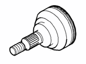 Gleichlaufgelenk außen. Porsche 970 Panamera - 97033203100, 97033203101