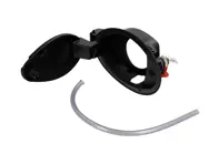 Inserción del puerto de carga híbrido. Porsche 970 Panamera S Hybrid / S E-Hybrid 2010-16 - 97050419303, 97050419304, 97050419305, 97050419306, 97050419307, 97050419308