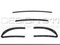 Front bumper top air grille fitting kit. Porsche 997 GT3 - 99757556792
