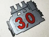 Etiqueta engomada del motor de la ventana trasera 3.0L para Porsche 911 - 91170110200