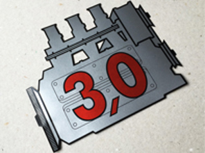 Sticker vitre arrière moteur 3.0L pour Porsche 911 - 91170110200