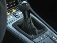 PDK sport knob and boot upgrade kit, Black Race-Tex / Blue Stitching. Porsche 718 / 991.2 / 991 GT3 - 982713120AQT0