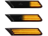 Sequential led side indicator lights Smoked for Porsche 997 - 99763103302, 99763103402, 99763103702, 99763103802