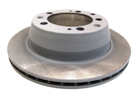 后制动盘转子。保时捷 944 / 924S / 924Turbo / 924GT 汽车（无 ABS） - 92835204102, 94435204102, 94435204105