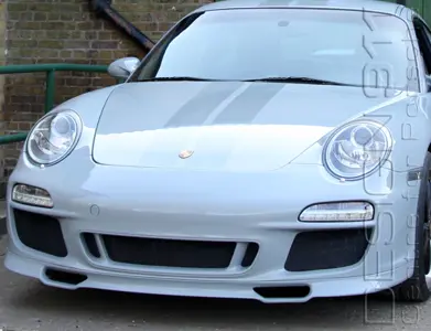 Parachoques delantero de aspecto clásico con alerón inferior para modelos Porsche 997 - 99750555501GRP, 99750555500GRP, 99750598306G2L, 9975055410301C, 99750598502041, 99750598602041, 99750576102, 99750576202, 99770105114, 99750599401, 99762816301, 99761250125