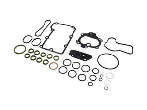 Pakkingset oliecarter en oliefilterconsole voor Porsche 955 Cayenne V8 4.5LS / Turbo - 94810717500, 94810720101, 94810612303, 94810640101, 99970750240, 94810714403, 94810119702, 94810774000