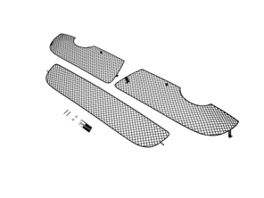 Front Bumper Stainless Steel Grill Set ZunSport. Porsche Cayman 987 MKI