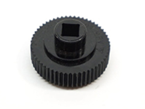 Türverriegelungsknopf. Schwarzer Kunststoff. Porsche 993 Carrera RS - 9285375810370B, 92853758103