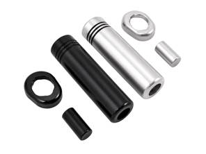Handbrake Handle and Knob Aluminium. Porsche 944 / 968 - 839711327041, 944424259011AJ, 944424259014RB, 944424259017LD, 944424049001AJ, 94442405101, 94442405150 - DH60 SILVER, DH60 BLACK