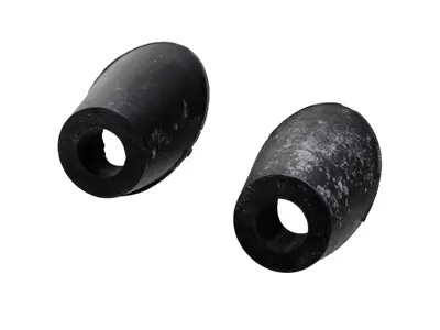 Set passacavo interno ed esterno per albero tergicristallo. Porsche 356 - 64462829240, PCG62829200
